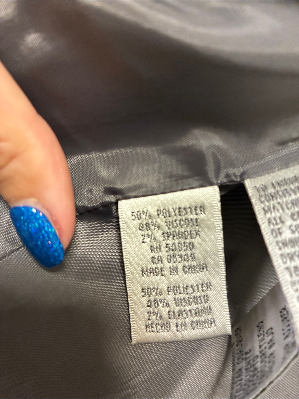 Nine West Gray Pinstripe Blazer and Skirt Suit - Picture 9 of 13